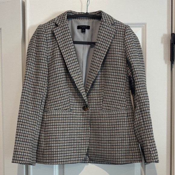 Ann Taylor Fitted One Button Blazer - Picture 1 of 3